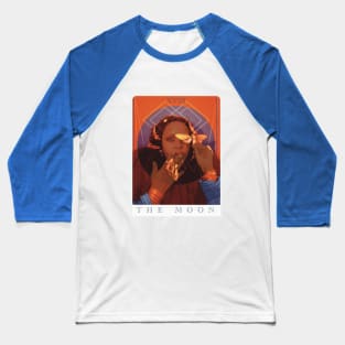 The Orange Moon: Erykah Tarot Baseball T-Shirt